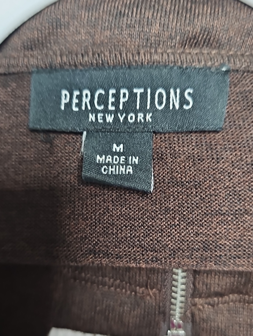 Perceptions Brown Cropped Open-Front Jacket - Picture 5 of 5